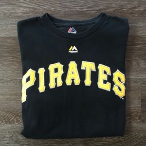 Pittsburgh Pirates #27 Kang Black Short Sleeve T-shirt